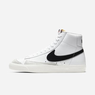 Pantofi Casual Nike Blazer Mid '77 Dama Albi Negrii | KSFQ-18507